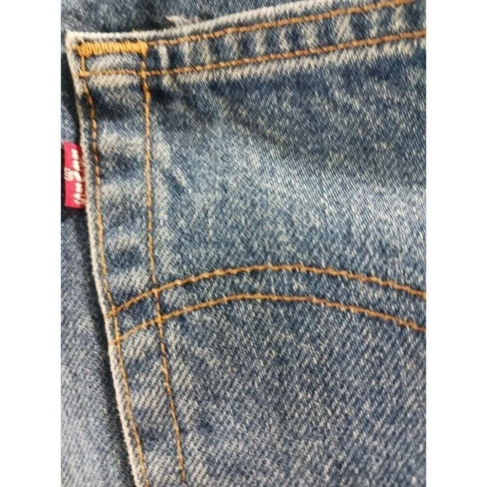 Levi's VTG‎ Straight Leg Jeans 44x32 USA Denim READ Paper Tag Heritage Normcore